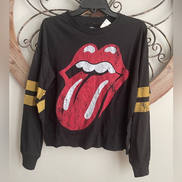 NWT Rolling Stones Graphic Long Sleeve Tee - Picture 1 of 3